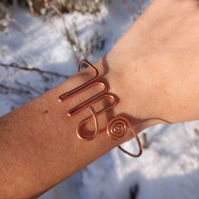 ♍️ Bracelet Cuivre Vierge