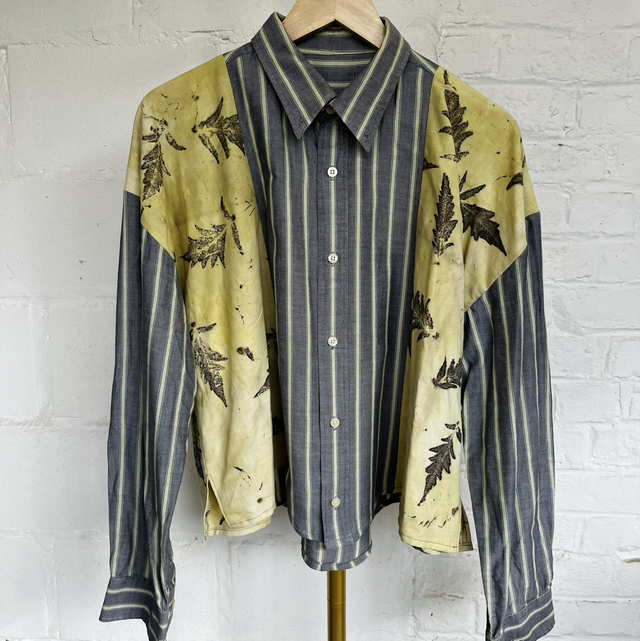 Collection Sumac - Chemise jaune, gris bleuté 