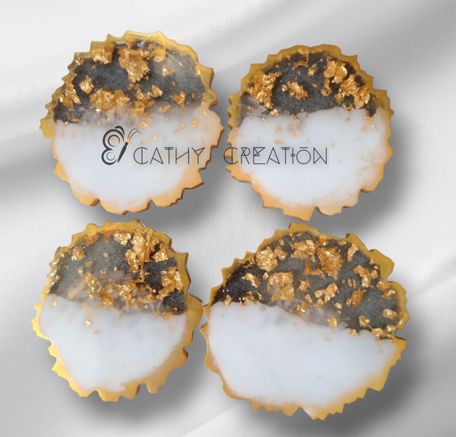 Ensemble de 4 sous verre 