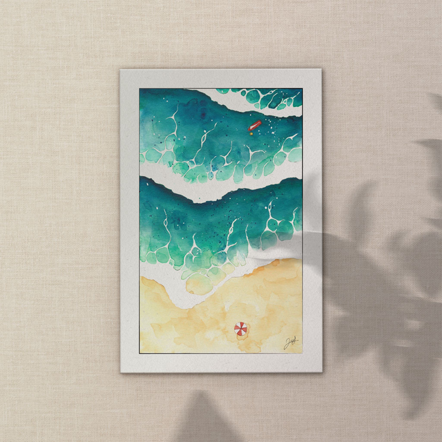 Carte postale - Bord de Mer - Émeraude