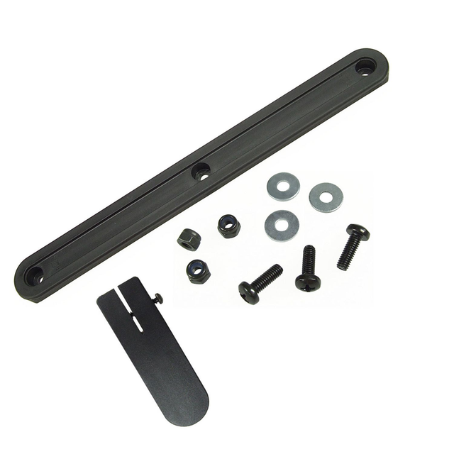 Schiene unten mit Haken + Befestigungssatz