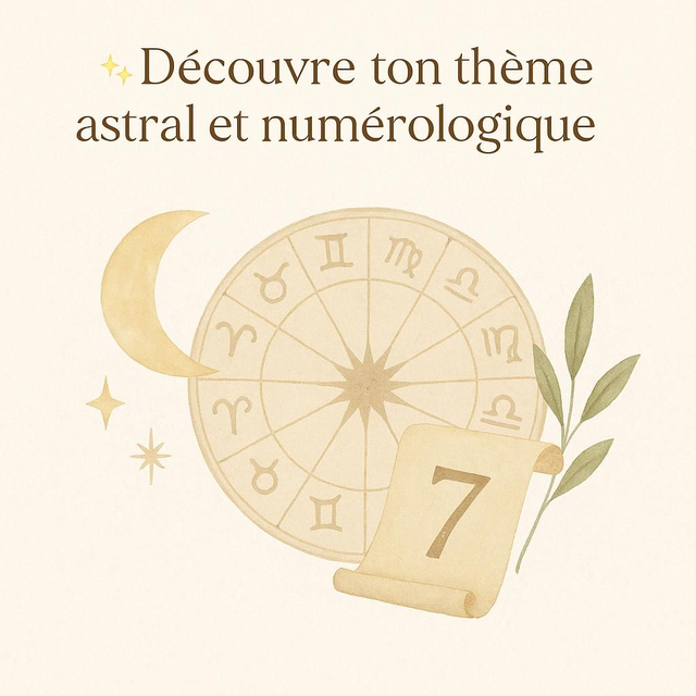Thème astral et numérologique personnalisé