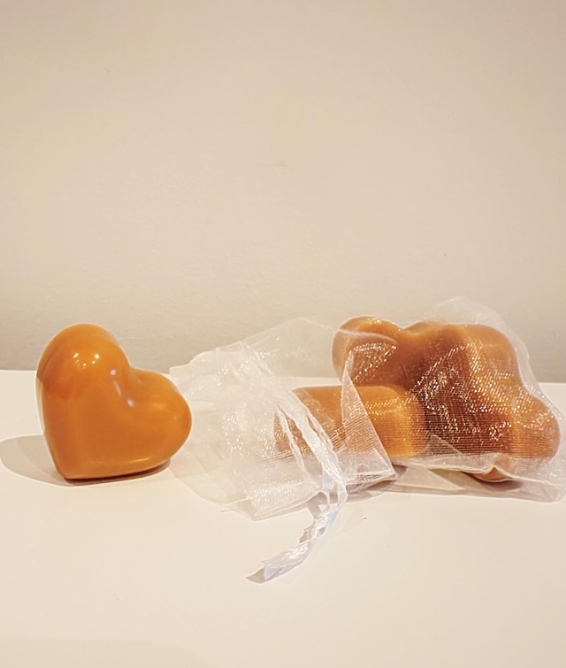 Heart wax melt (large)
