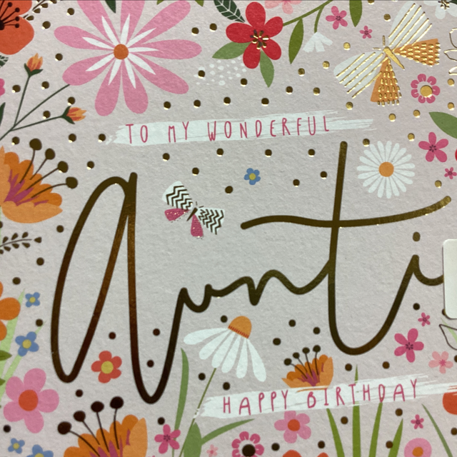 Birthday Relative Auntie WF