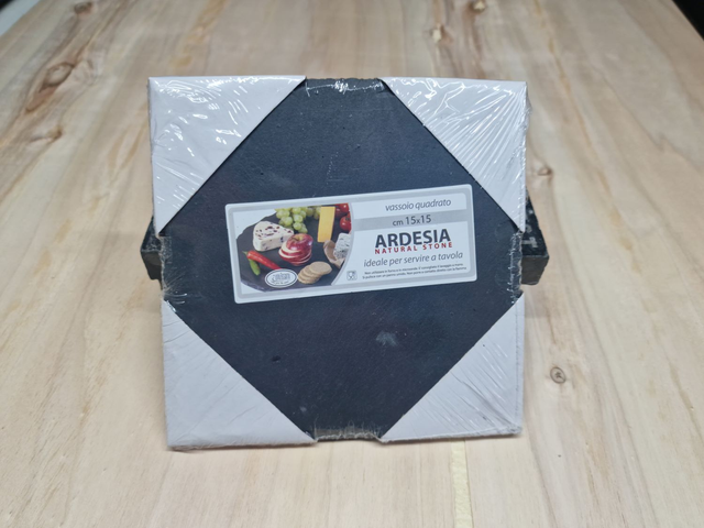 Vassoiio in ardesia quadrato 15x15cm