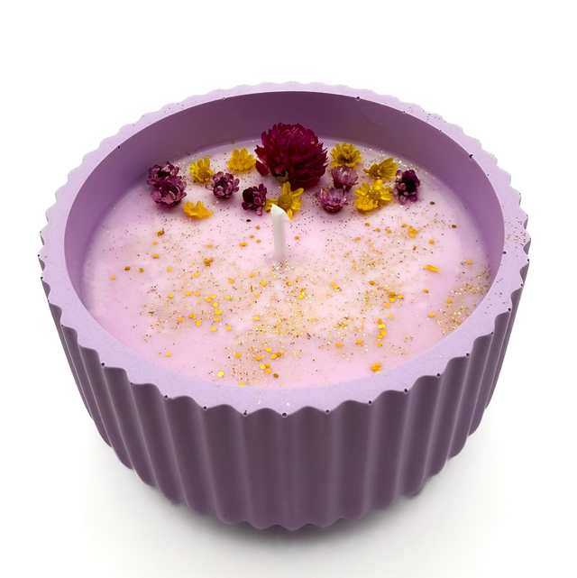 Bougie artisanale parfumée - « Raiponce »