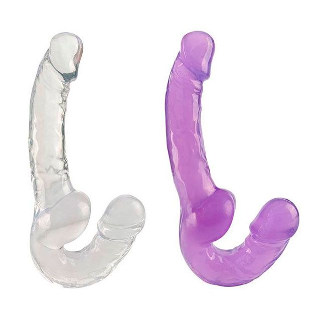 Penetrador Strapless com Plug Vaginal