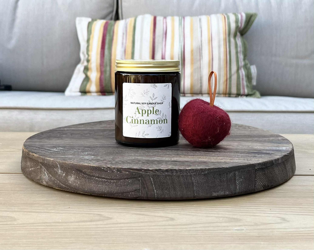 Apple Cinnamon Autumn Soy Candle