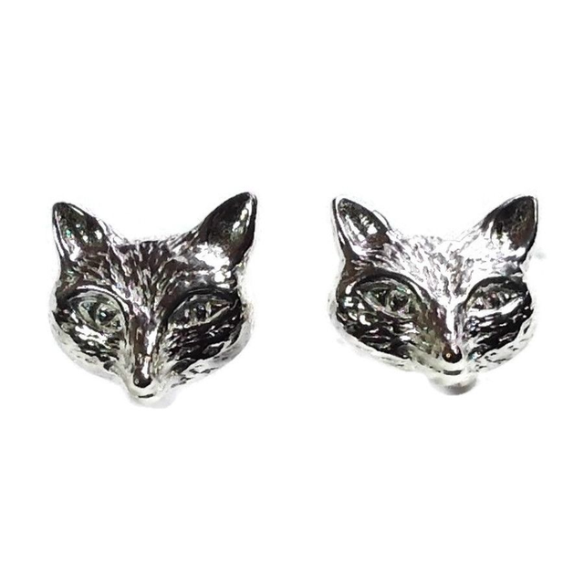fox  head stud shiny