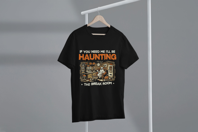 If You Need Me I’ll Be Haunting The Break Room, Halloween. Wenn du mich brauchst, spuke ich im Pausenraum, Halloween
