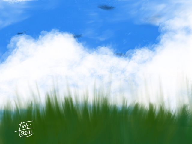 Le nuvole sul canneto