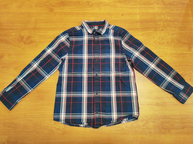 Chemise à carreaux 6 ans
