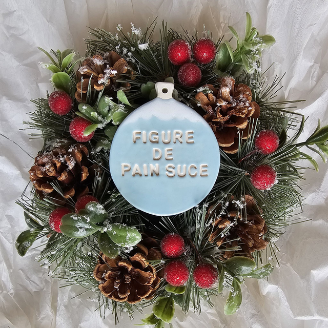 Boule de Noël FIGURE DE PAIN SUCE