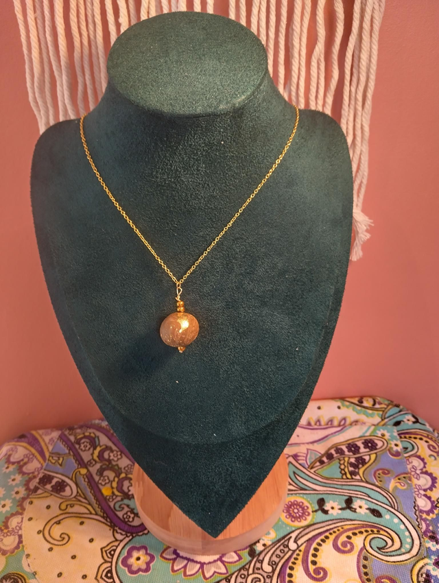 Polymer Clay Feature Bead Necklace 