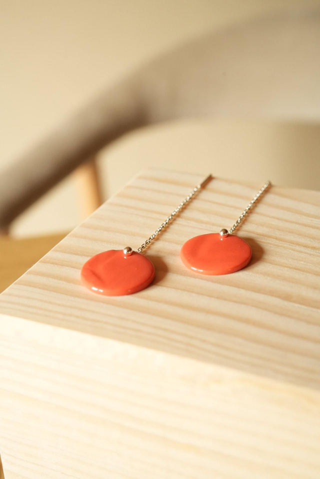 Ohrhänger // Basic rotorange 