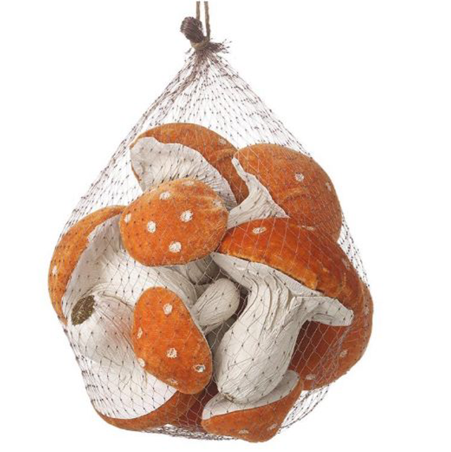 Velvet Toadstool Set 10pcs 