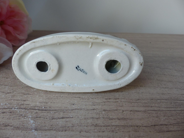 Figurine âne, cheval ou poney broutant en céramique Vintage fabriqué au Japon, décoration centre équestre maison à la campagne ferme ranch