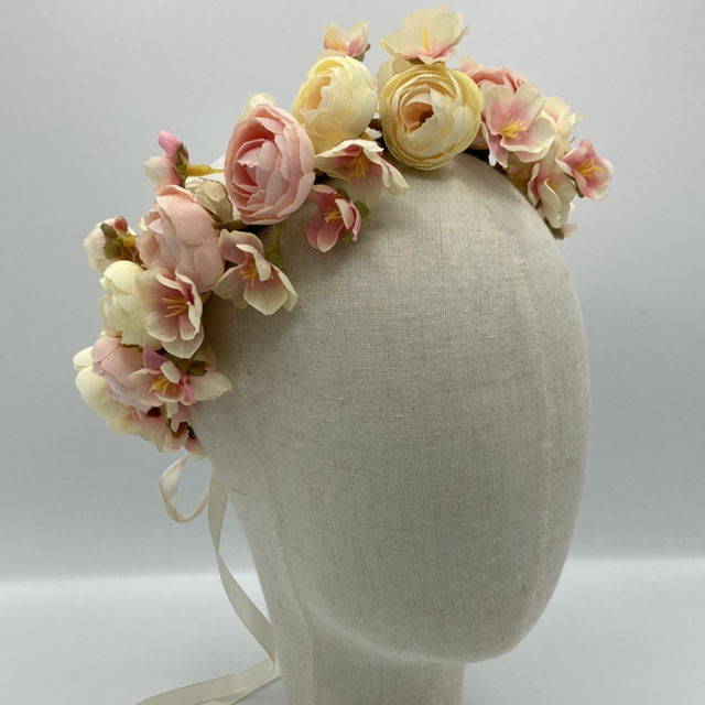 B-06 Faux Flower Crown