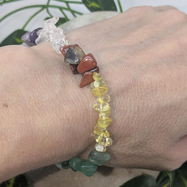 Bracelet "7 chakras" baroque BR-227