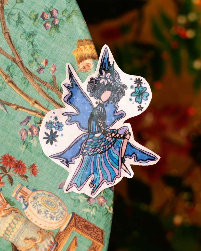 Sticker "Purple Fairy" (non holographique)