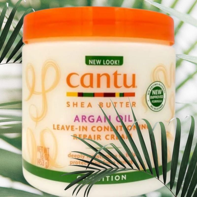 Cantu Argan Oil Leave-In Conditioning Repair Cream – 453g | Moisturising &amp; Haircare – New Arrival
