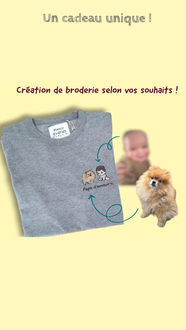 Création broderie selon vos souhaits 