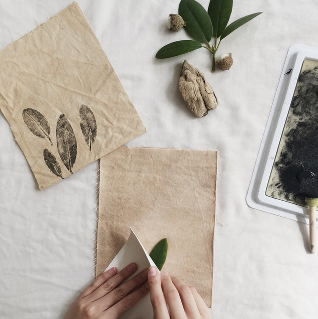 4. Ecoprint op stoffen 