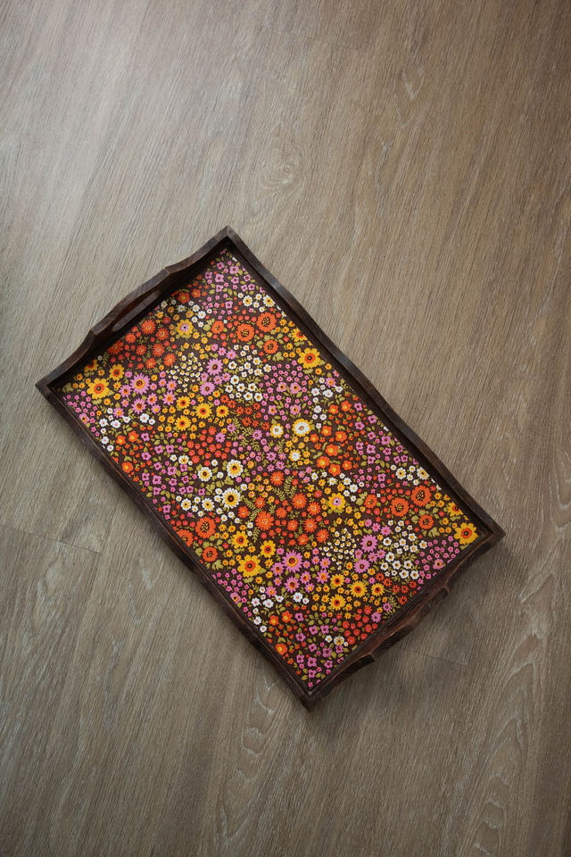 Honey Bloom 🌼 Plateau en bois