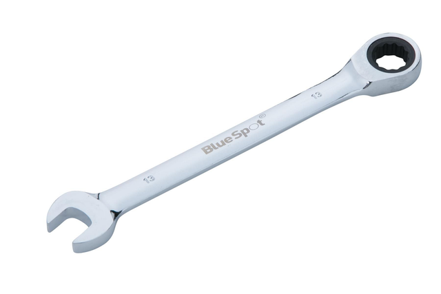 13 mm BlueSpot Fixed Head Ratchet Spanner Combination Wrench Metric
