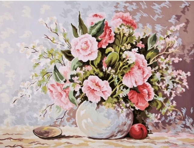 Grafitec Pastel Arrangement Tapestry Canvas