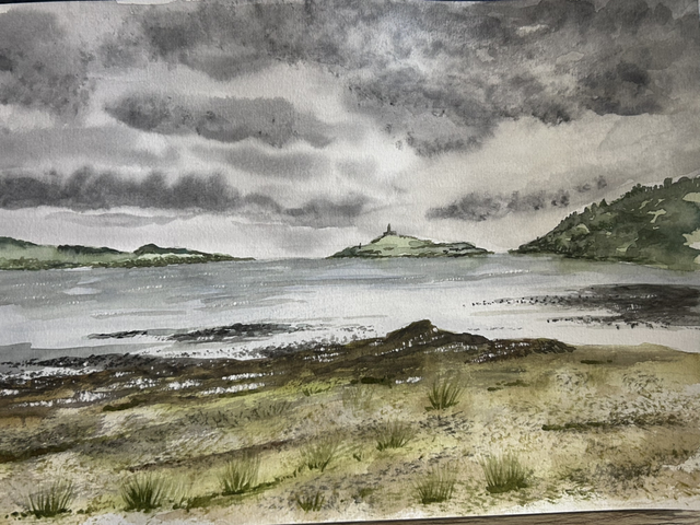 Moody Skies Over Little Ross (unframed)