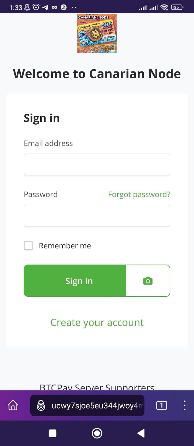 Canarian Node BTC Pay Server