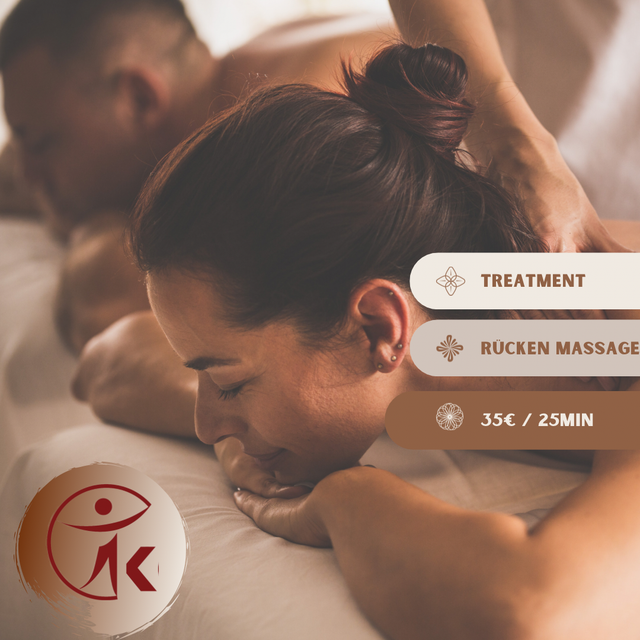 Treatment - Rücken Massage 25 min 🙌🏻