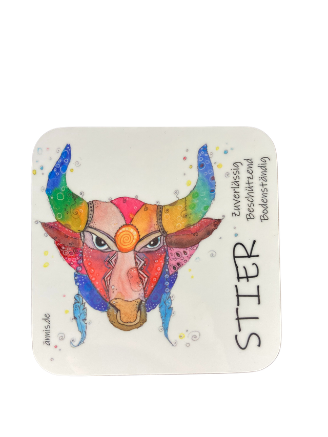 Untersetzer "Sternzeichen - Stier"