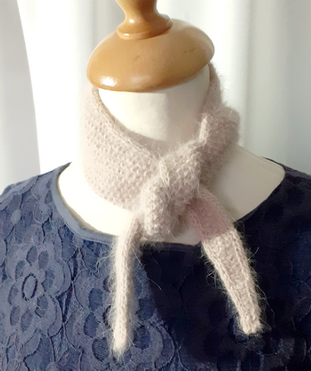 Petite écharpe angora Léane