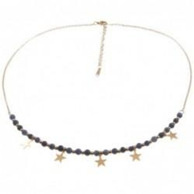 Collana donna con pietre naturali bijoux e charms a stella 