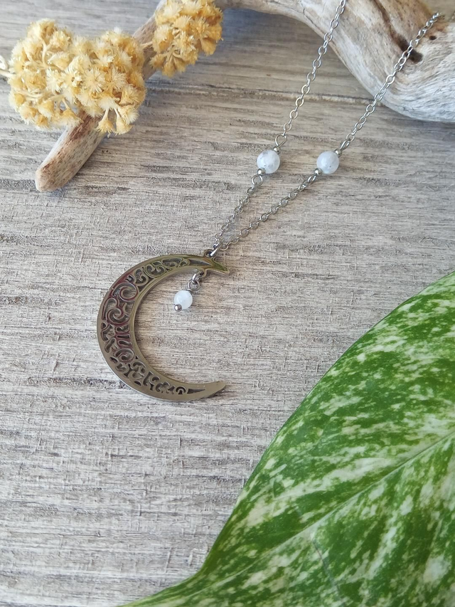 Collier Luna Péristérite