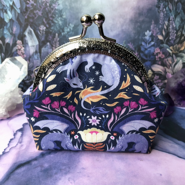 Porte-monnaie Prospérité - Dragon violet