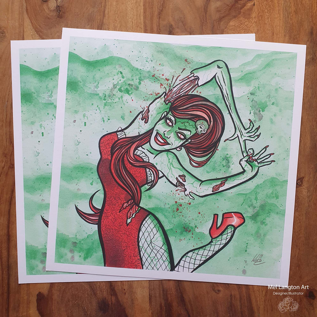 Zombie Burlesque Giclée Print