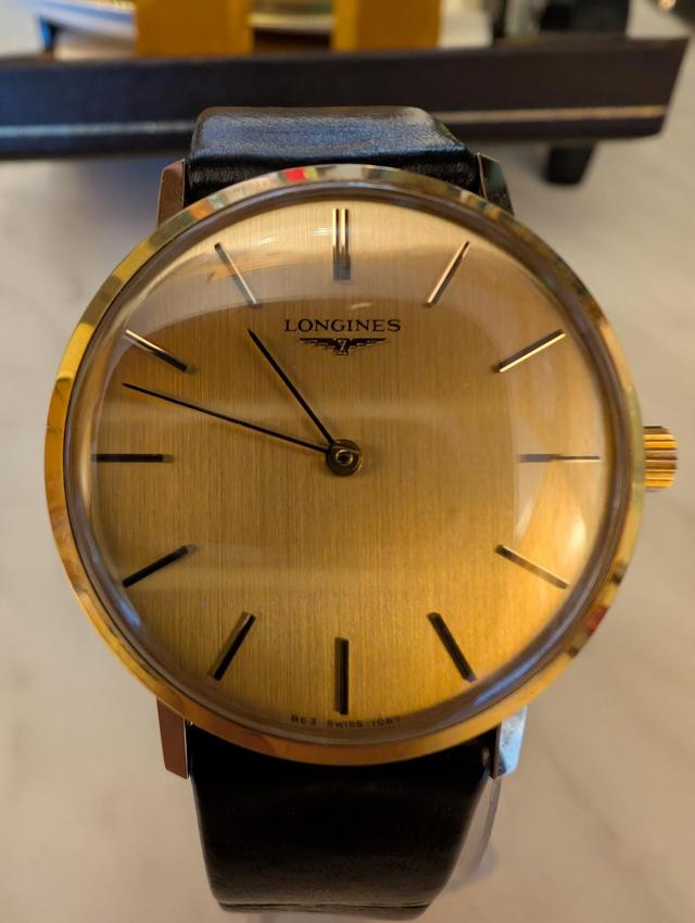 Longines Gold Plated 863.1087 gents wristwatch 