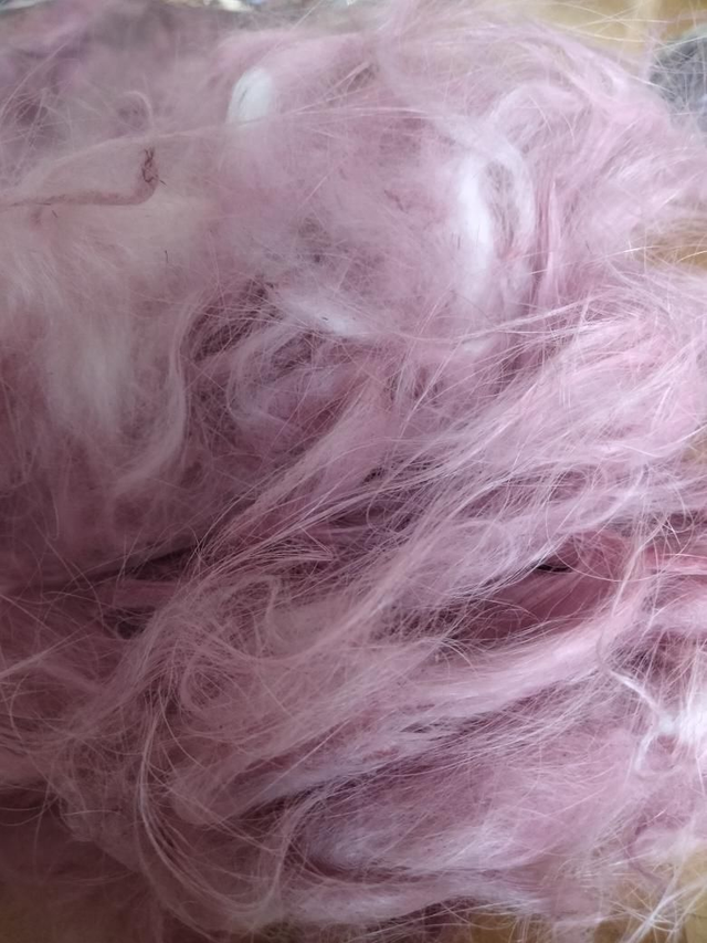 Toison0037 Lapin angora teinté main 84g