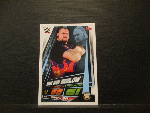 Bam Bam Bigelow - W Legends Slam Attax Universe Original Trading Card #182