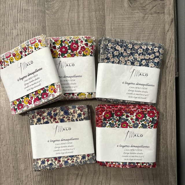 Lot de 7 lingettes doudou