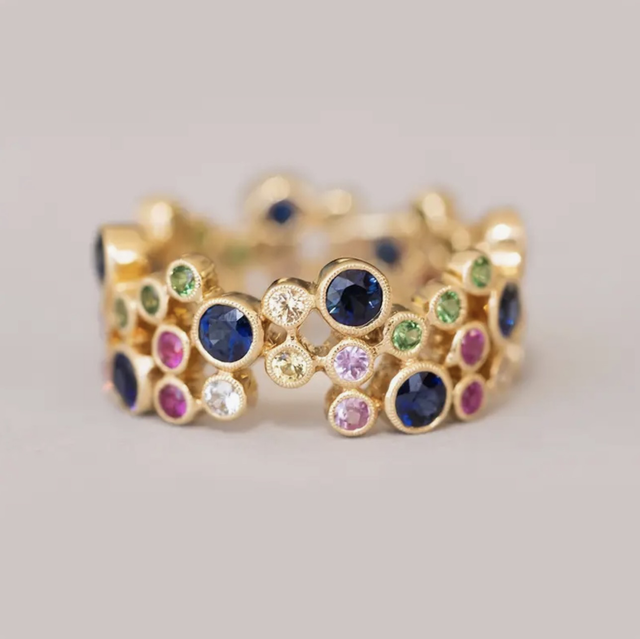 Rainbow cluster ring