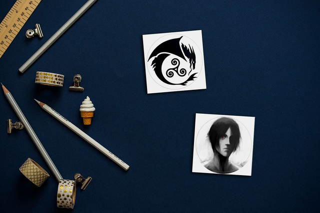 Stickers ronds Halfiel / logo Osméosis