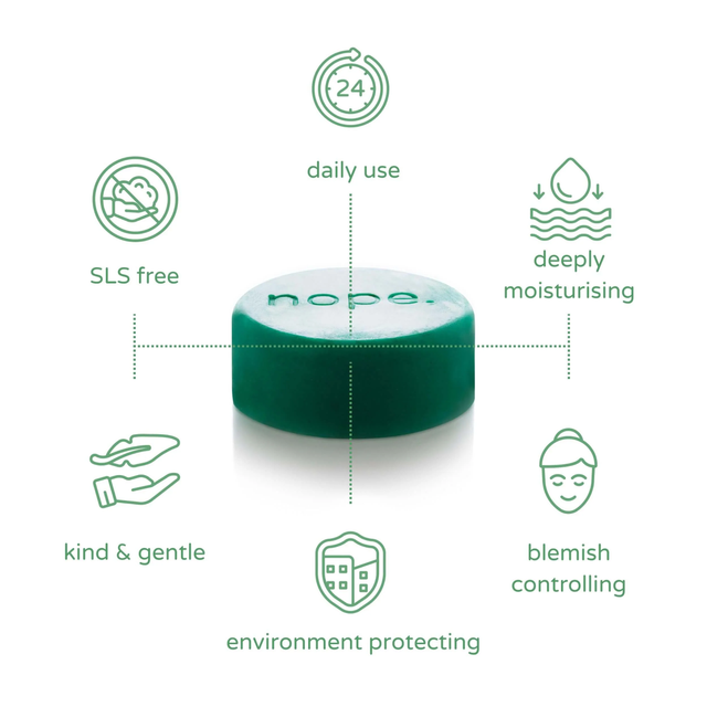 Nope &#039;in control&#039; daily facial cleansing bar