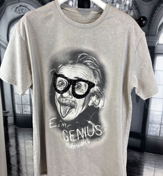 T-Shirt „Genius“ AA ca.54 L ca.70