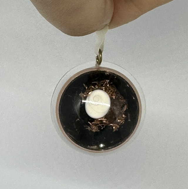 Orgon’it n*10 (taille moyenne) obsidienne 639 Hz