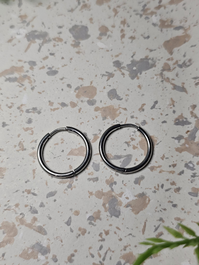 Créole ronde 20mm Argent