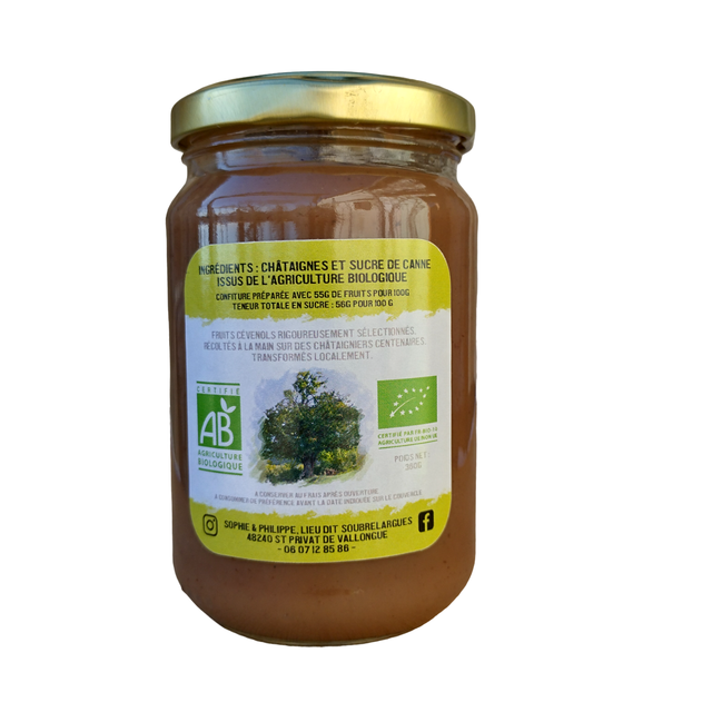 Confiture Châtaigne Nature Bio Pot 360g